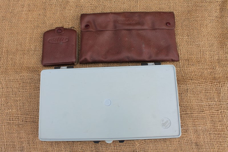 1 x Efgeeco Tackle Box And Wallets Bundle. Vintage.