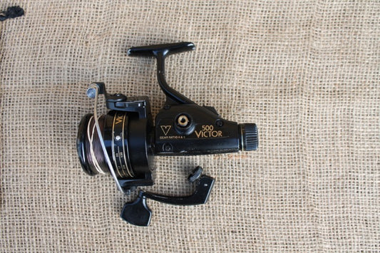 Rare Fibatube International Victor 500 Old School Carp Fishing Reel. Hardy Richard Walker. 1980s.