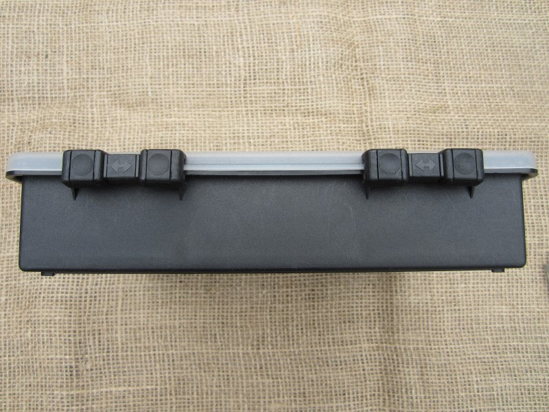 Fox Medium carp Fishing Tackle Box. Black.