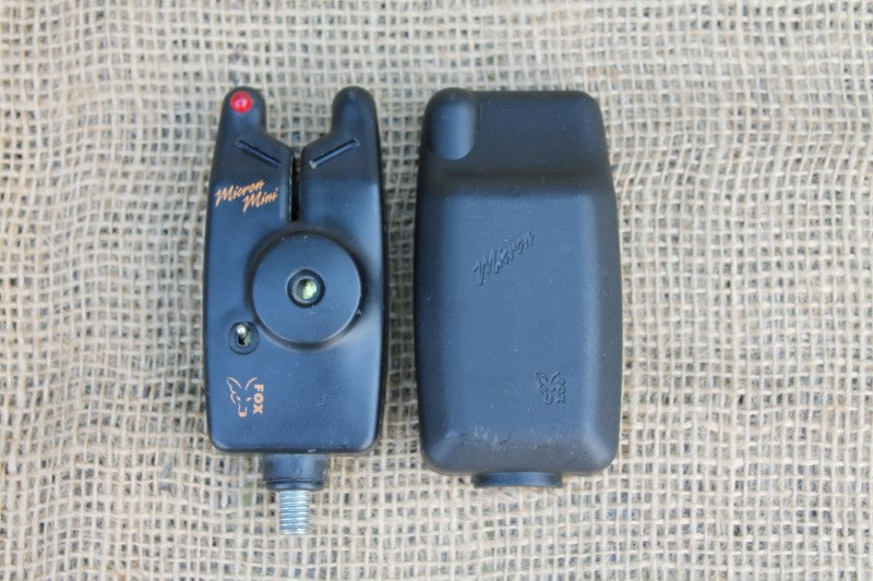 1 x Fox Mini Micron Old School Bite Alarm. Orange Label. With Clip