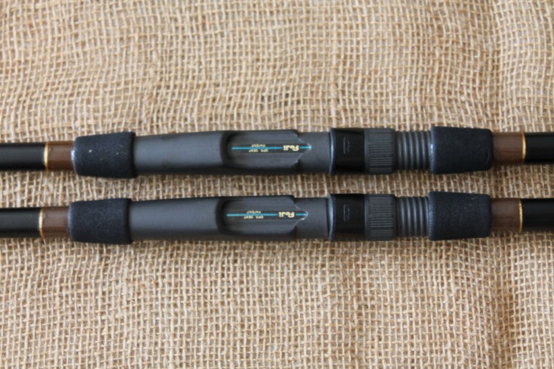 2 x Gardner Ultimate 1 Old School 1990s Carbon Carp Fishing Rods. Excellent.