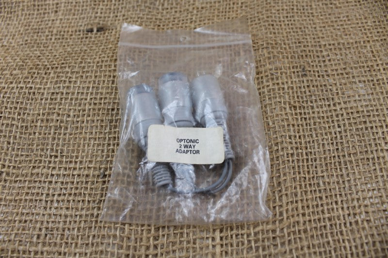 1 x Optonic 2 Way Adaptor. New Old Stock. Classic Old School.