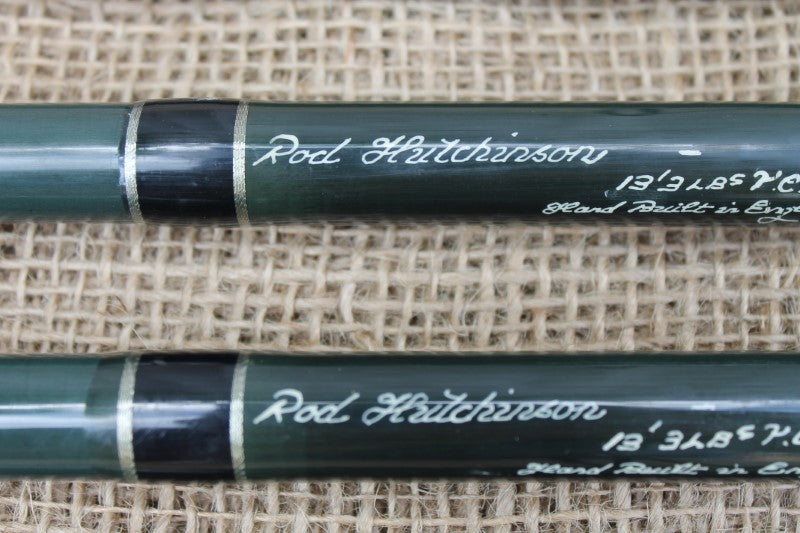 2 x Rod Hutchinson Carp Supreme Carbon Carp Rods. 13'. 3.00lb T/C
