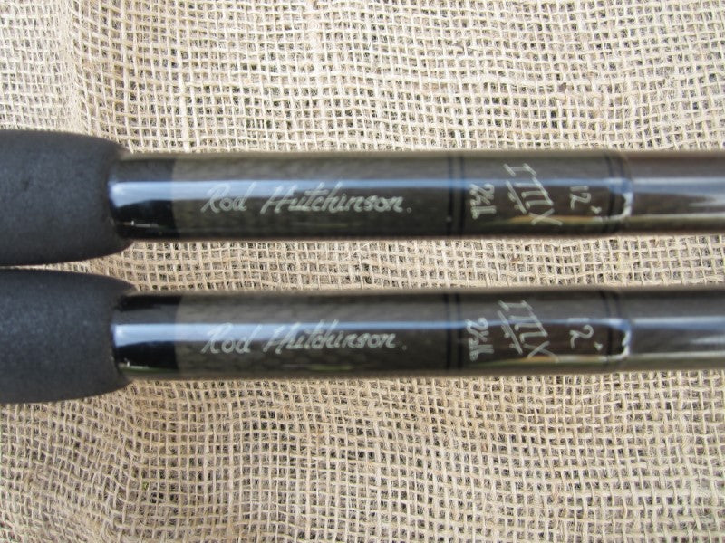 2 x Rod Hutchinson IMX Carbon Old School Carp Fishing Rods. SALE