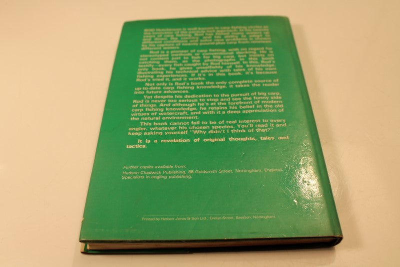 Rod Hutchinson's Carp Book, Tales And Tactics. 1st Edition, published In 1981. RARE.