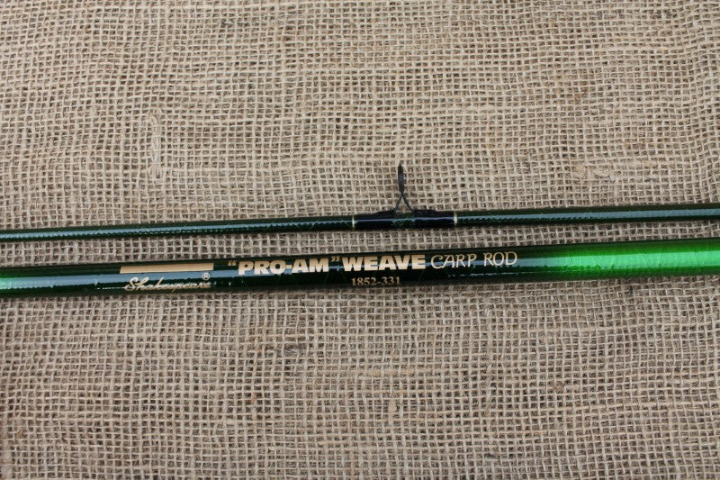 1 x Shakespeare Pro-Am Weave Old School carp Fishing Rod. Excellent. –  Vintage Carp Fishing Tackle