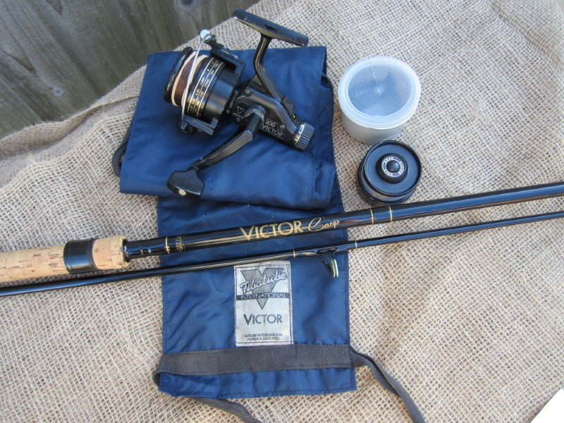 Rare Victor (Fibatube) Carp Rod And Reel With Richard Walker Connectio –  Vintage Carp Fishing Tackle