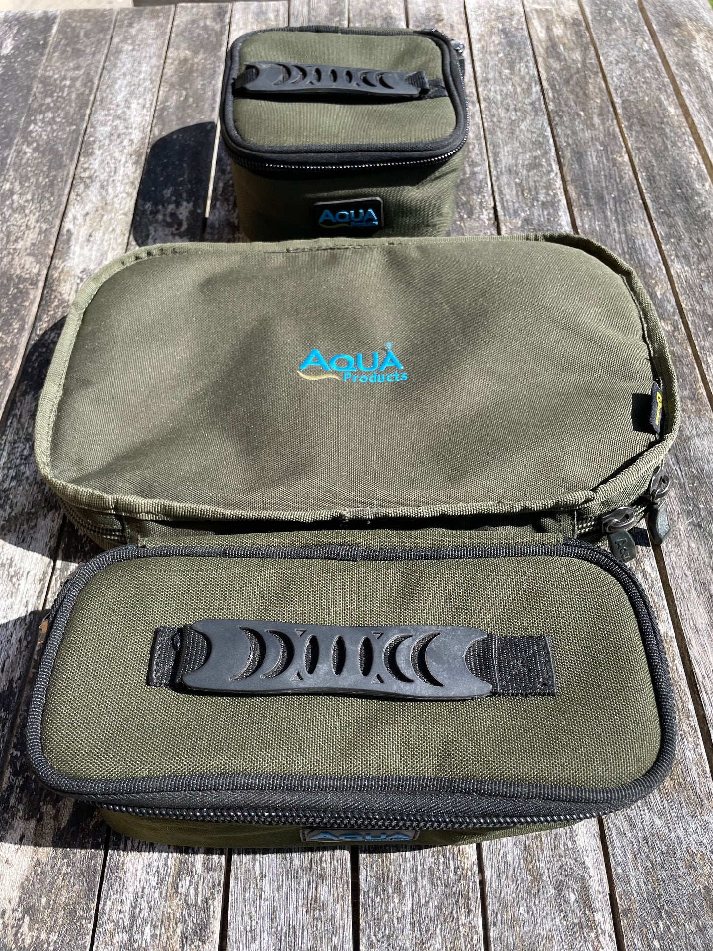 3 x Aqua Endura Carp Fishing Accessory Cases.