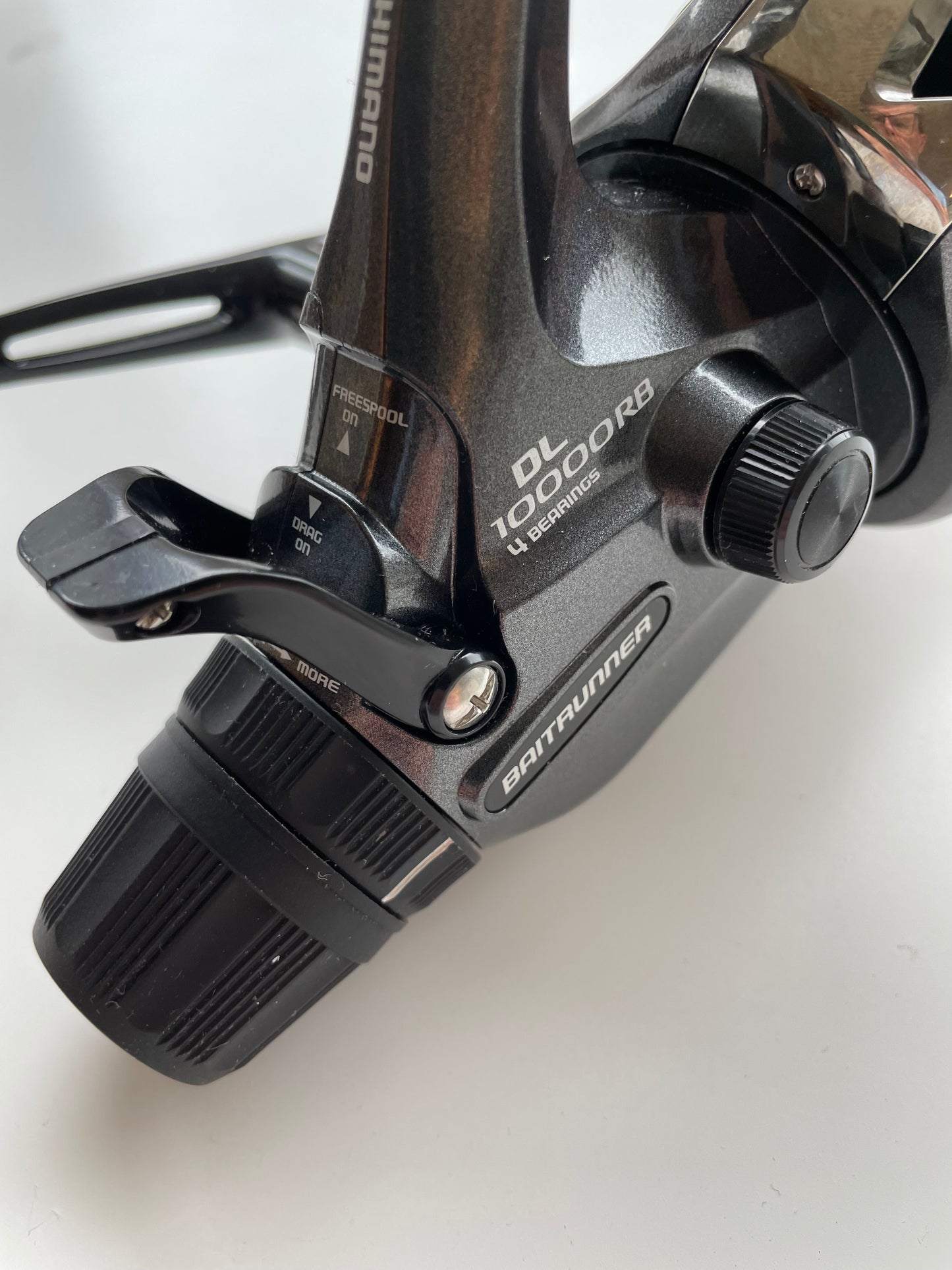 1 x Shimano DL 10000RB Baitrunner Carp Fishing Reel + Spare Spool. Excellent.