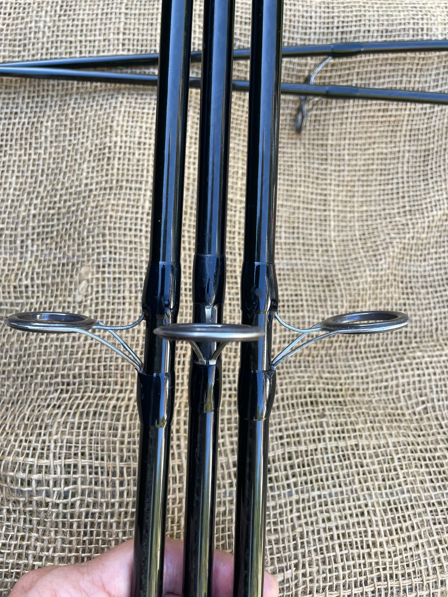 2 x Shimano Technium 12’ 2.5lb T/C Old School Carp Fishing Rods + Spare Butt Section.