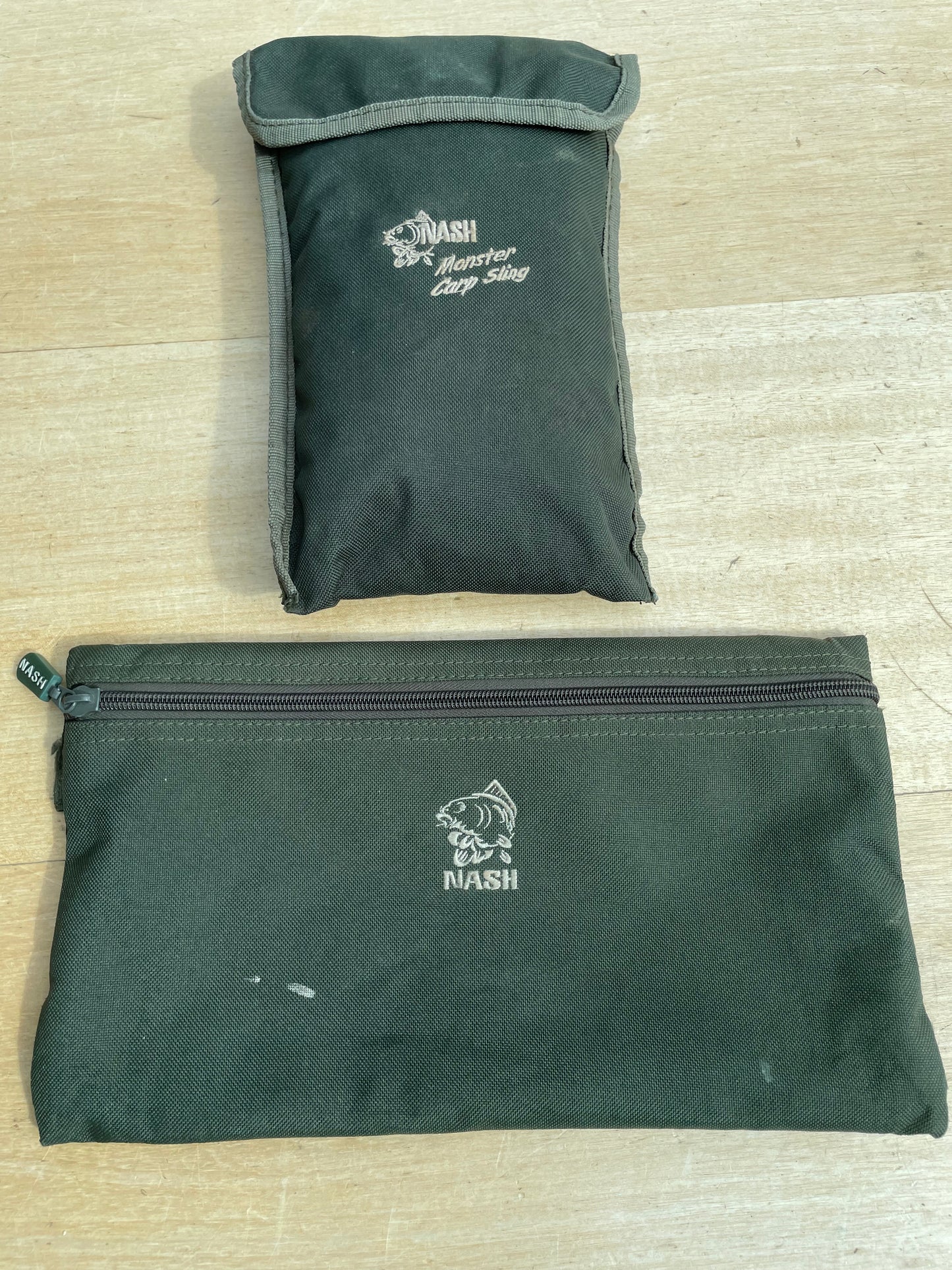 2 x Kevin Nash Old School Carp Bedchair pouch And Monster Sling.