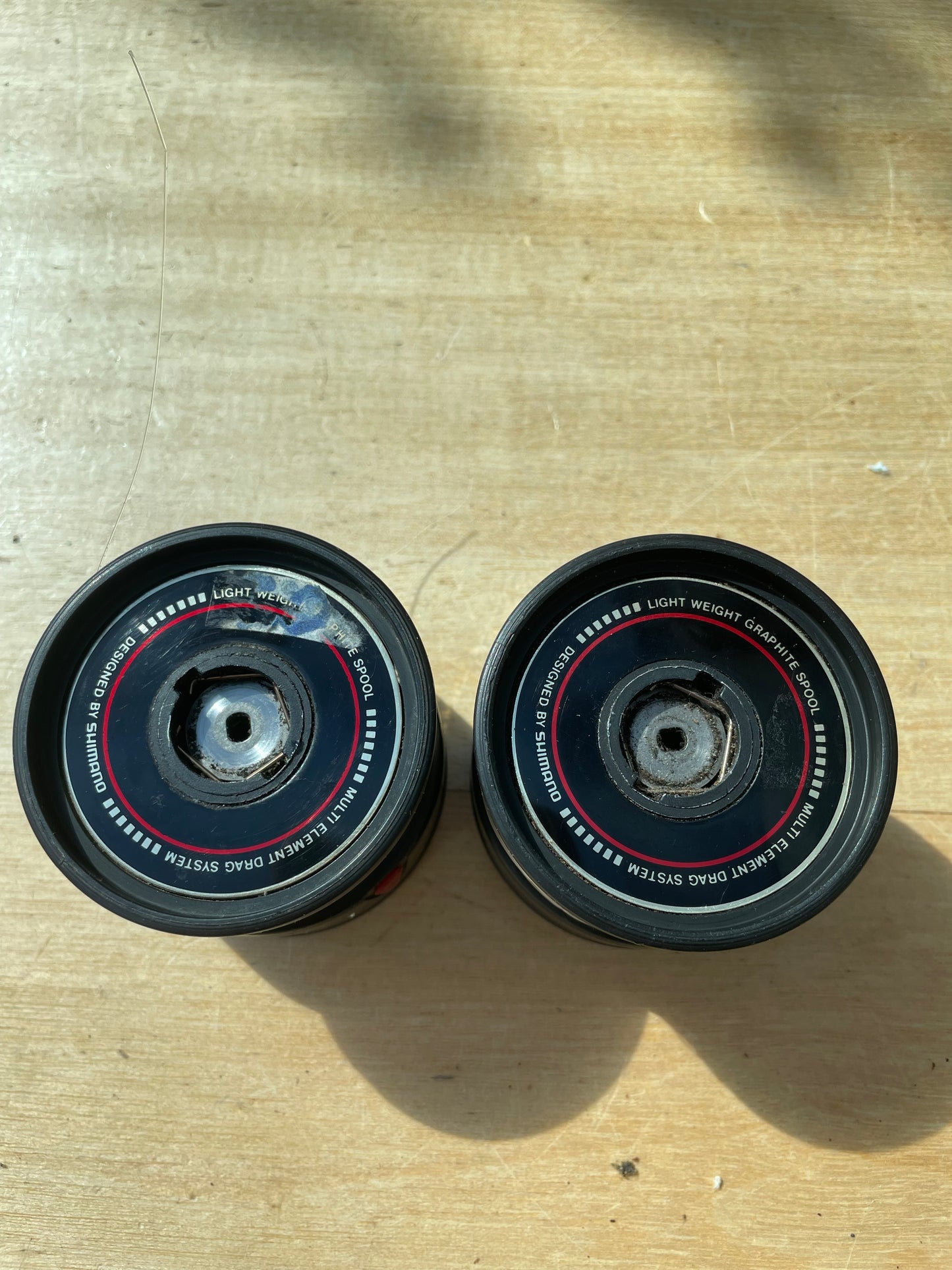 2 x Shimano Triton Sea Spin Baitrunner 4500 Spare Spools.