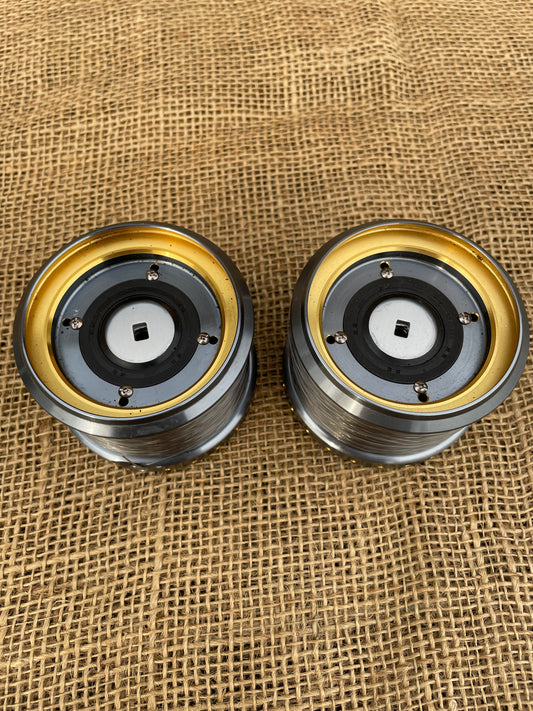2 x Shimano 12000 Big Pit Carp Fishing Reel Spare Spools.