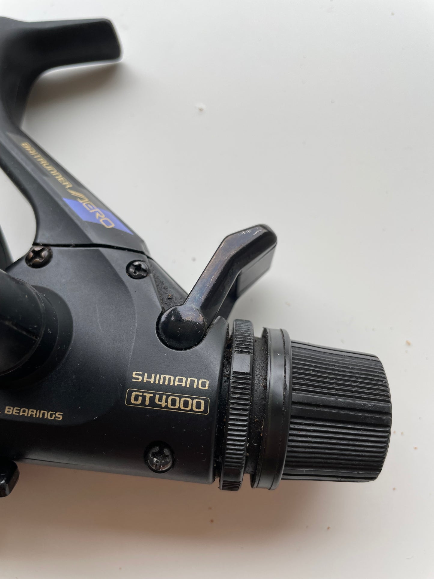 3 x Shimano Baitrunner Aero GT 4000 Old School Carp Fishing Reels. Original 1990s.