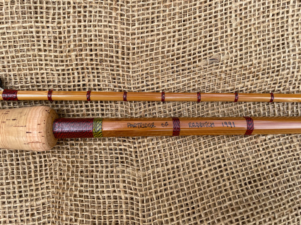Partridge Of Redditch Split Cane MK IV Carp Fishing Rod. Built 1991. Mint.