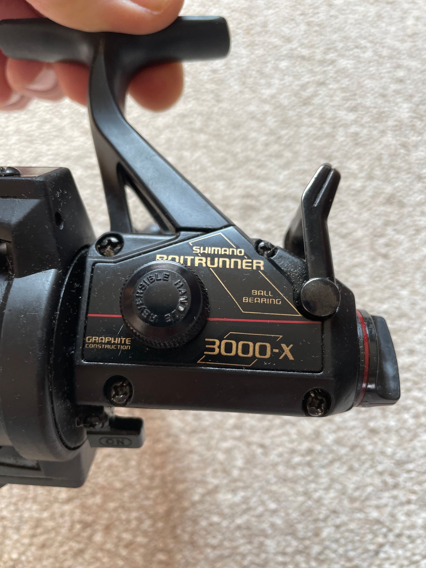 Shimano 3000X Baitrunner Old School Carp Fishing Reel. Boxed.
