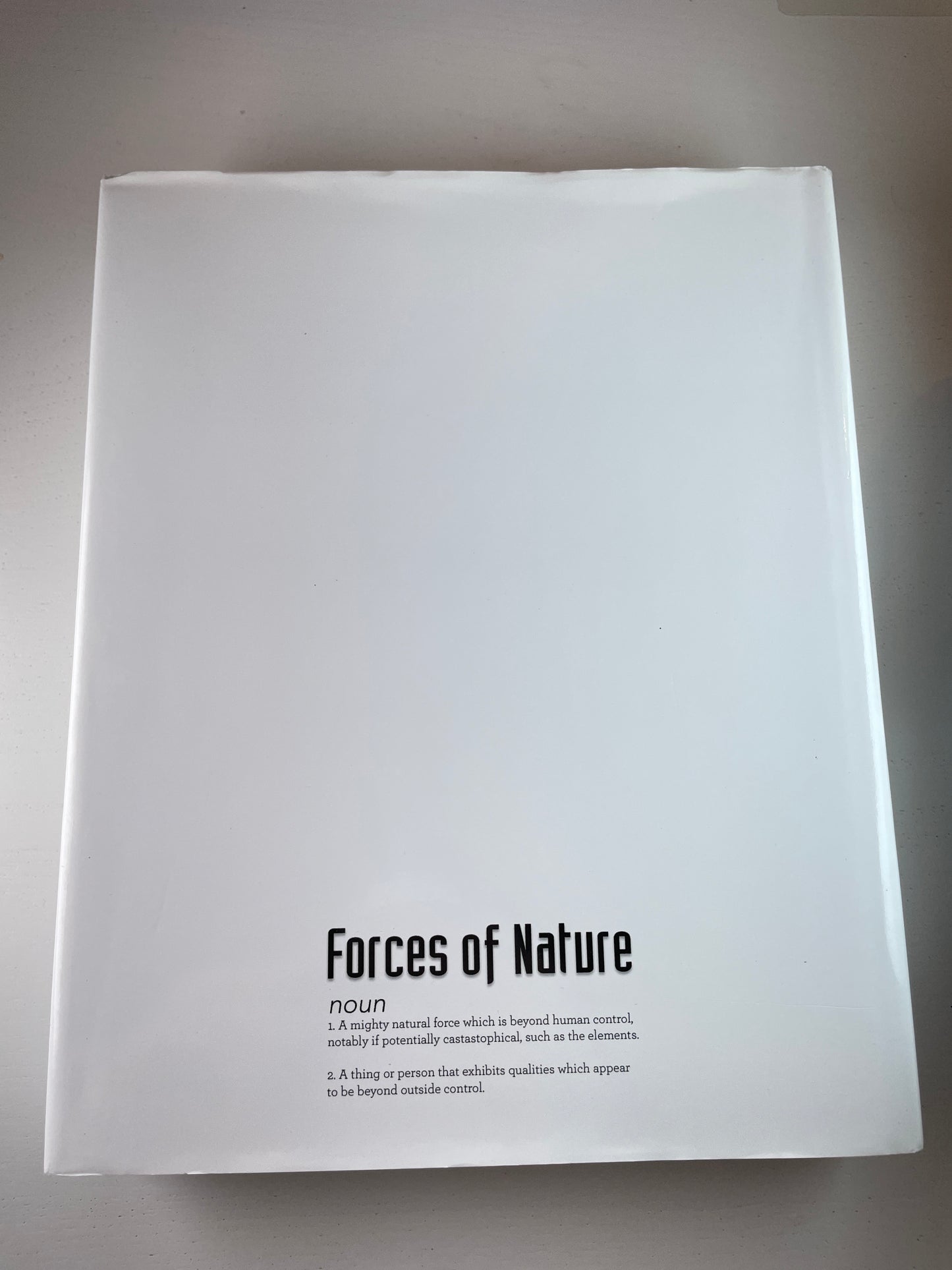 Forces Of Nature by Oz Holness. 2016. Signed. Carp Book.