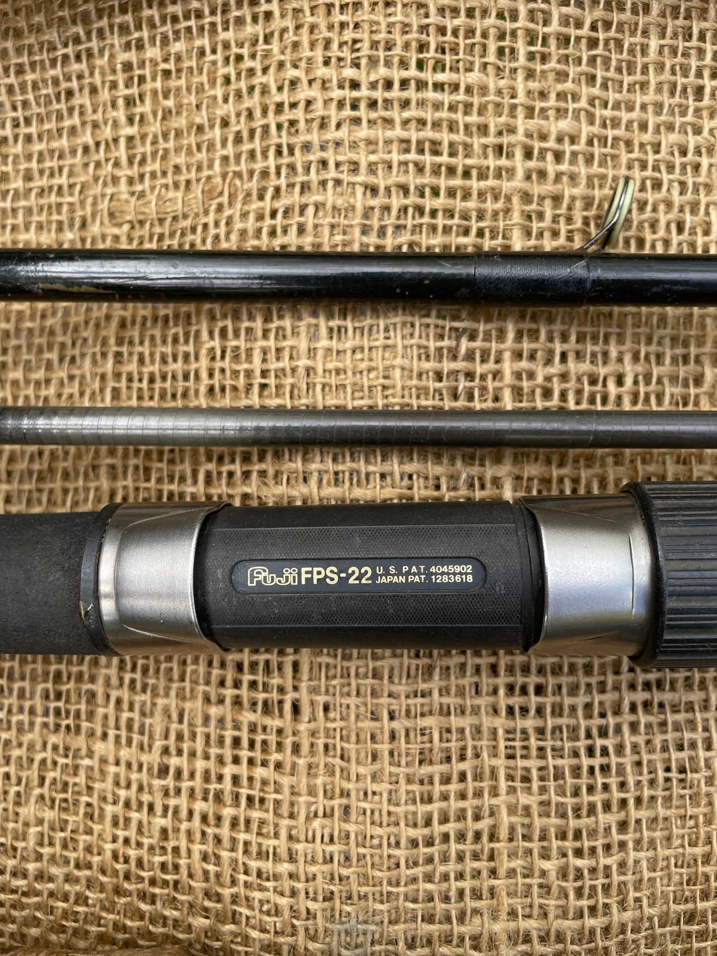 3 x Vintage Glass And Carbon Carp Fishing Rods. Hardy, North Western, Cono Flex. 1970s.