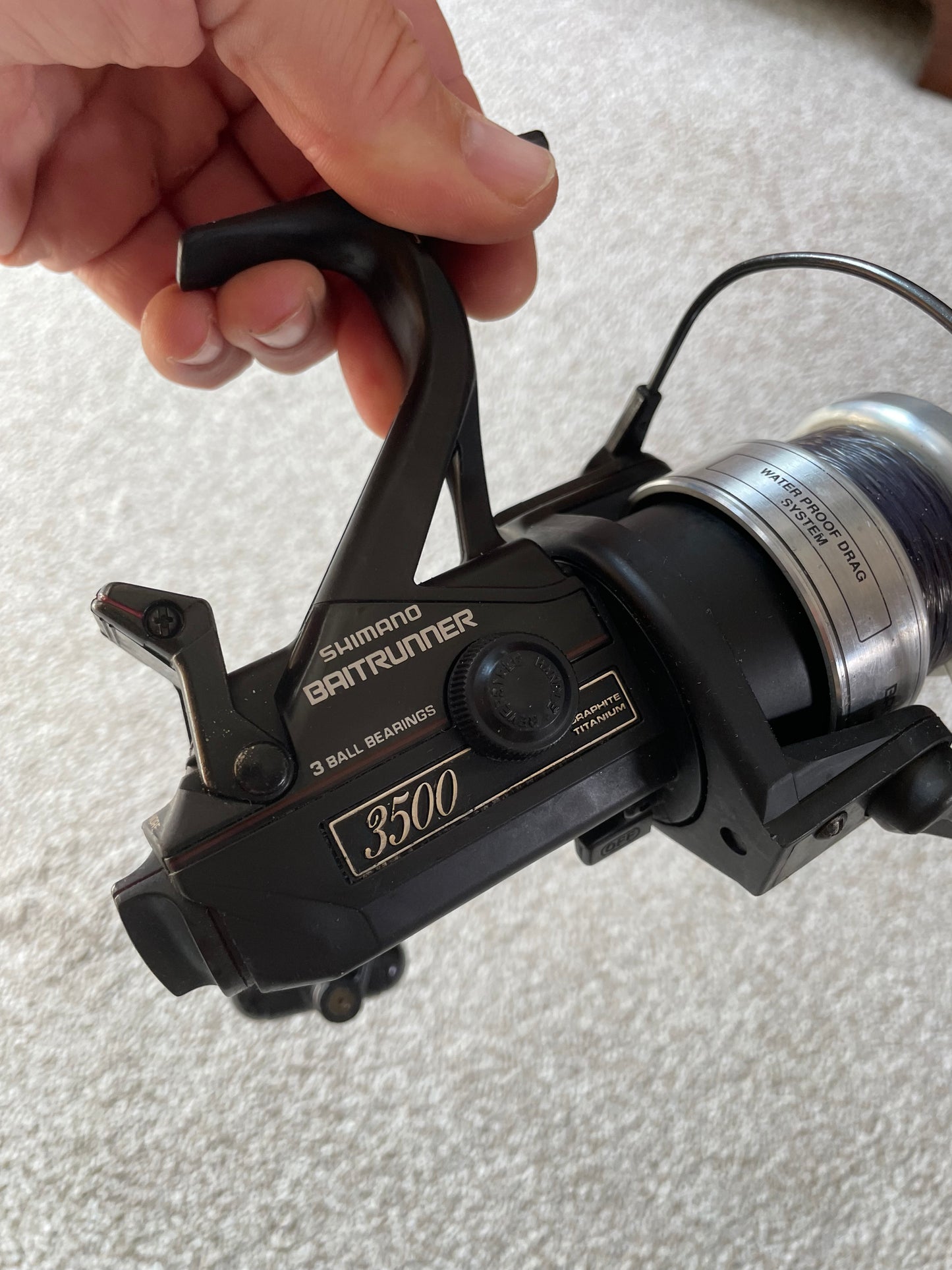 Shimano Baitrunner 3500 Classic Old School Carp Fishing Reel. Boxed. Complete.