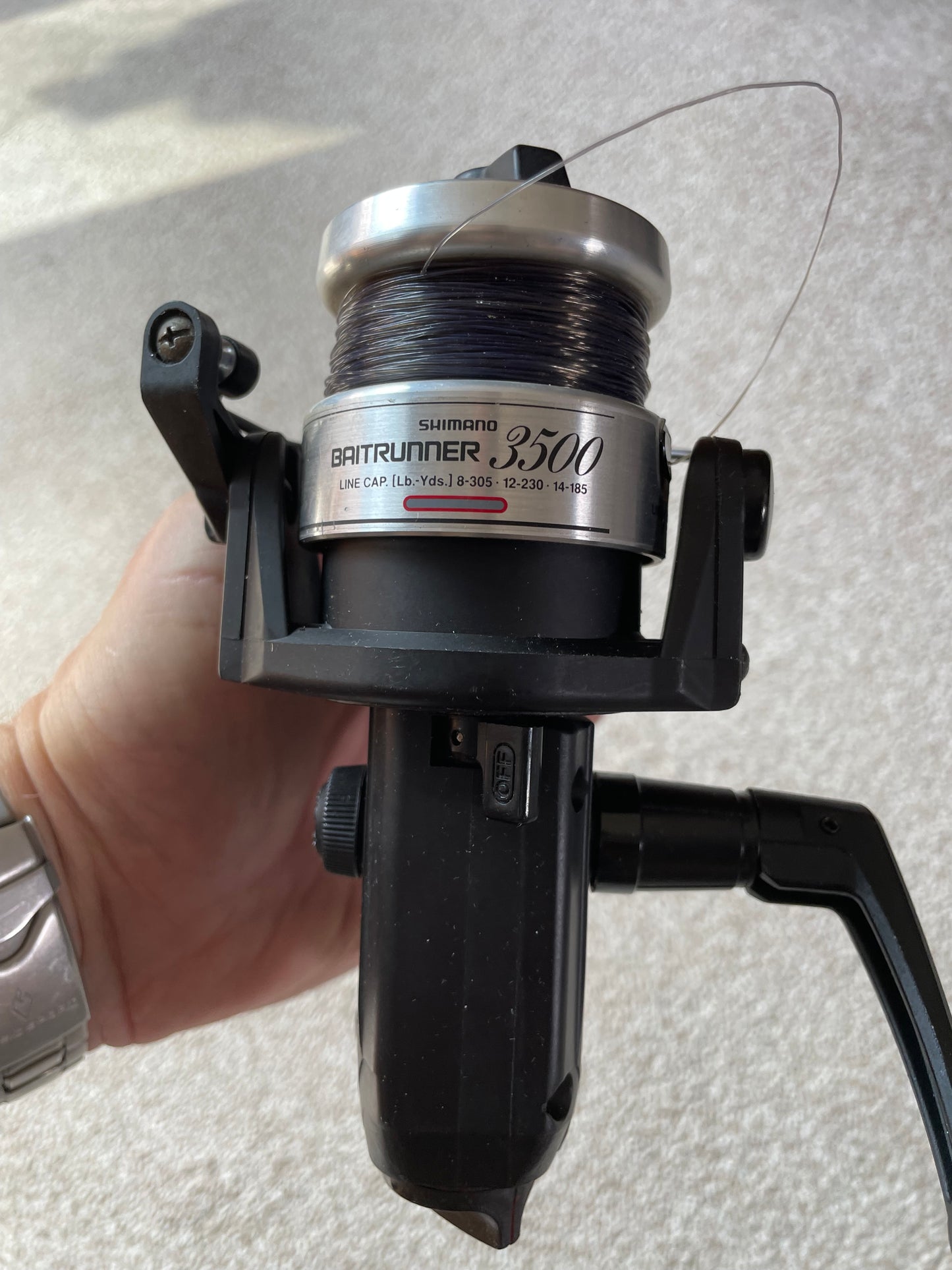 Shimano Baitrunner 3500 Classic Old School Carp Fishing Reel. Boxed. Complete.