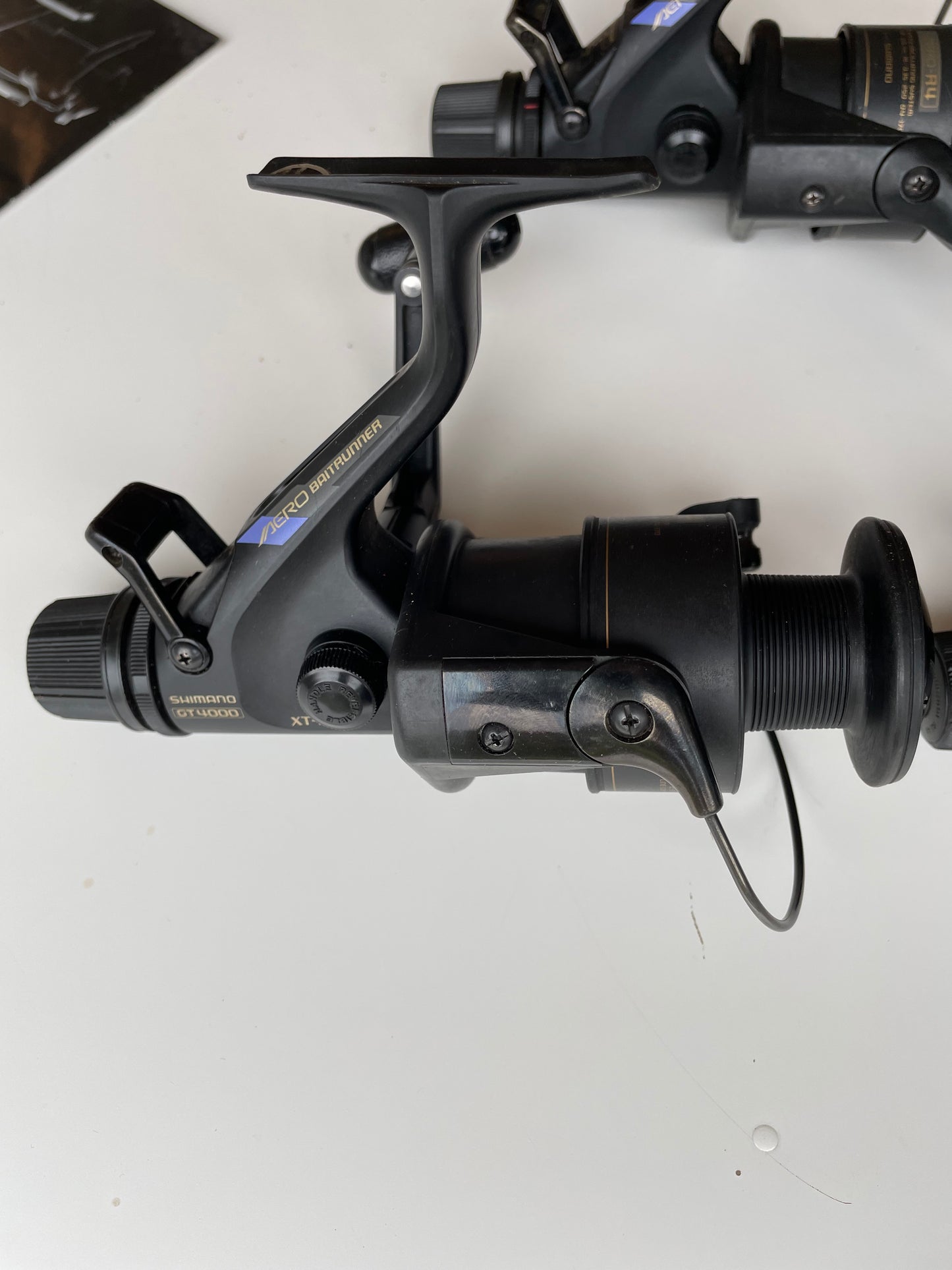 3 x Shimano Baitrunner Aero GT 4000 Old School Carp Fishing Reels. Original 1990s.