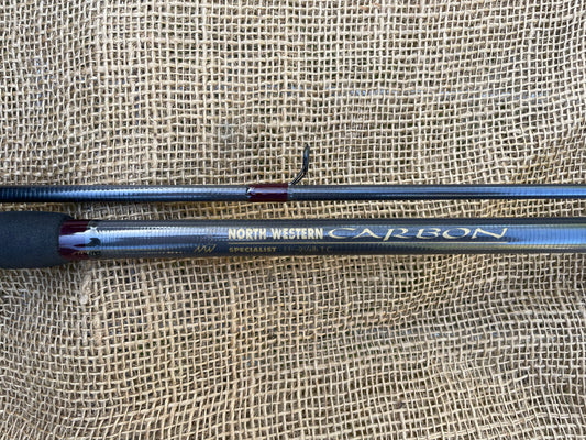 1 x North Western Carbon Specialist Old School Carp Fishing Rod. 11’. 2.25lb T/C. 1990s.
