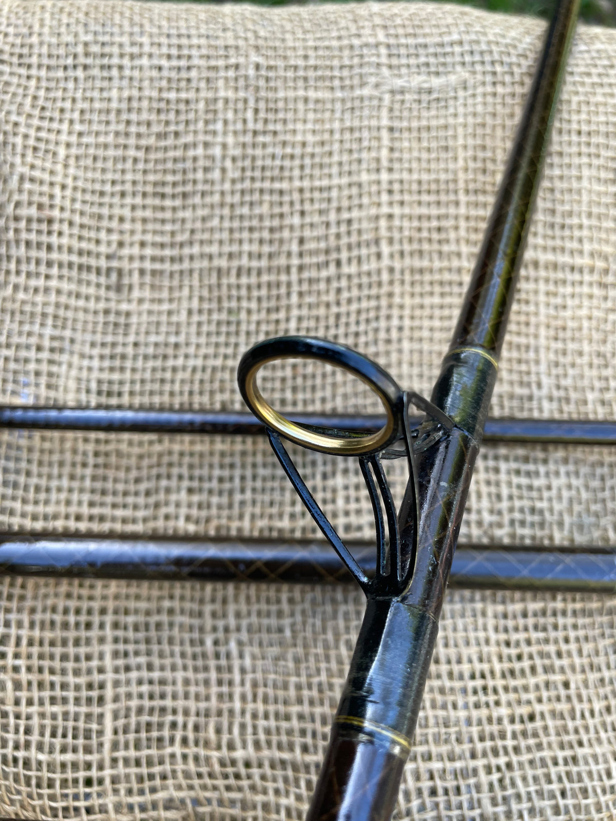 2 x Daiwa Whisker Early Model Old School Carp Fishing Rods. 11’. 2.00-2.5lb T/C. Circa 1980s.