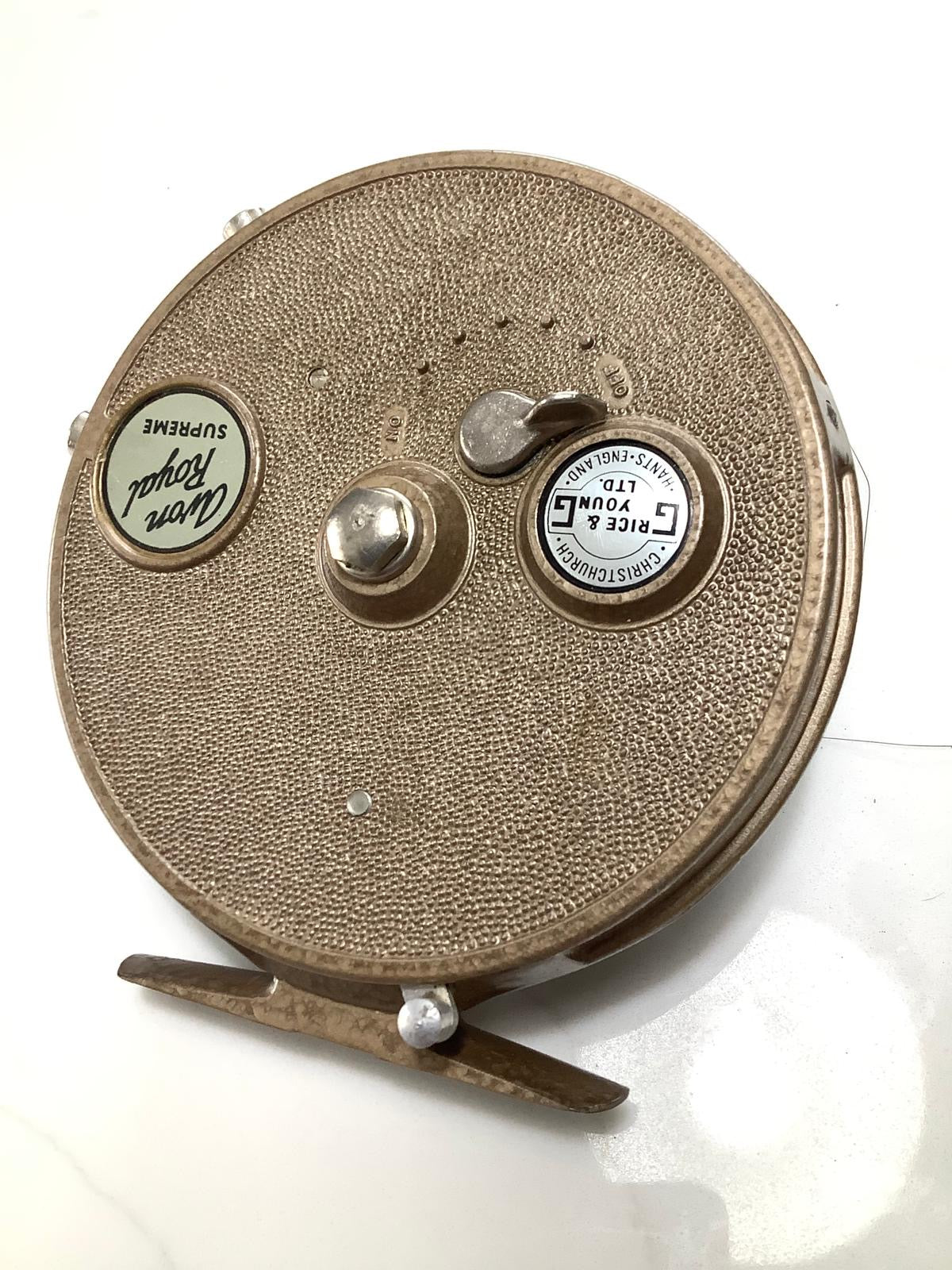 Vintage Grice And Young Avon Royal Supreme Centrepin Fishing Reel. โ Vintage Carp Fishing Tackle