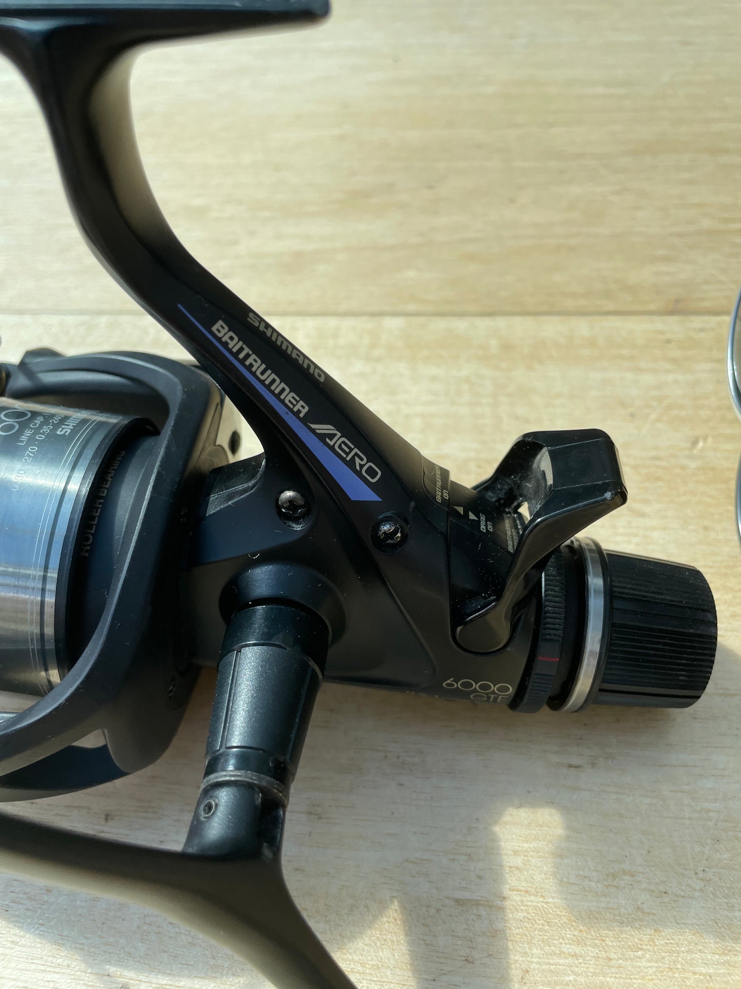 3 x Shimano Aero 6000 GTE Classic Baitrunner Carp Fishing Reels.