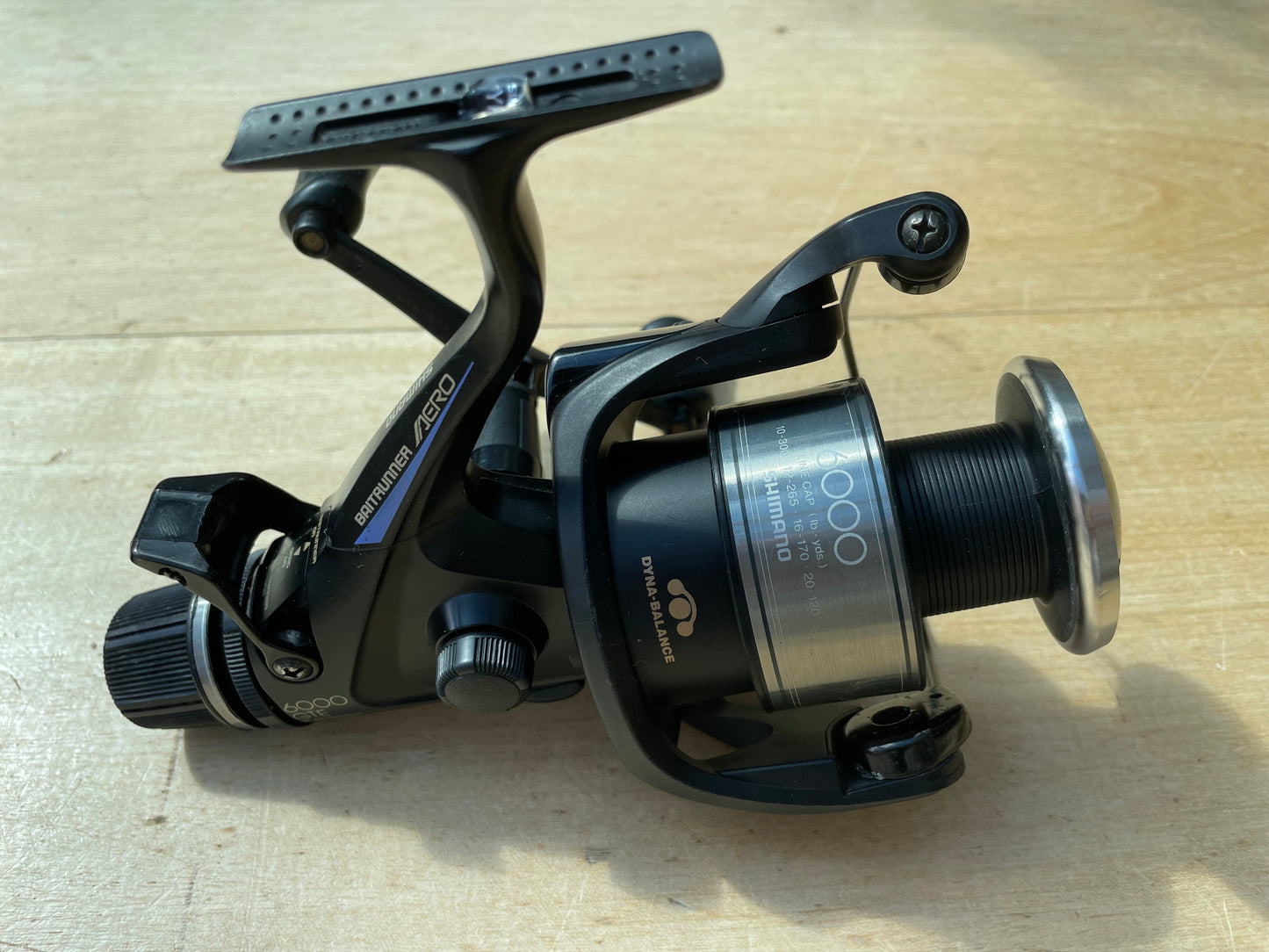 3 x Shimano Aero 6000 GTE Classic Baitrunner Carp Fishing Reels.