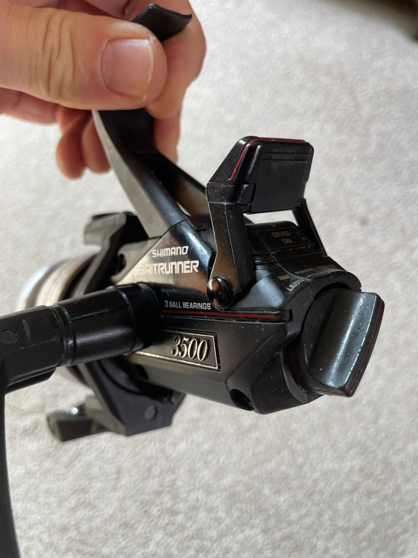 Shimano Baitrunner 3500 Classic Old School Carp Fishing Reel. Boxed. Complete.