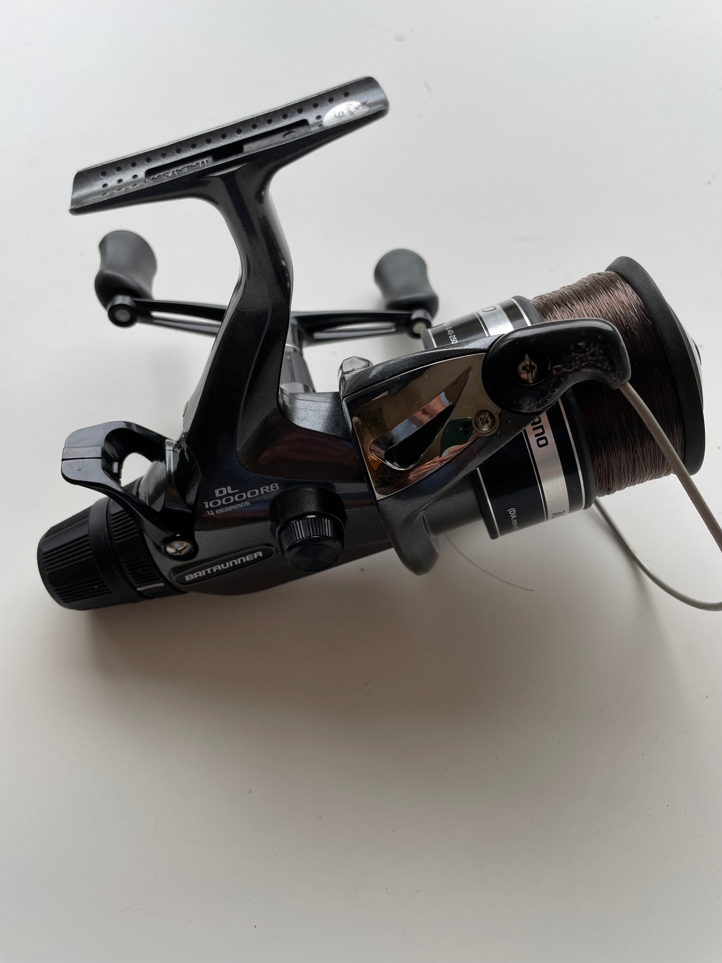 1 x Shimano DL 10000RB Baitrunner Carp Fishing Reel + Spare Spool. Excellent.