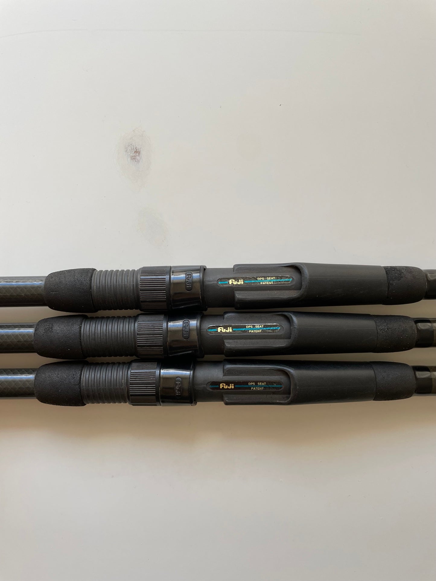 3 x Daiwa Whisker Amorphous Trev’s Of Wilmslow Custom Old School Carp Rods. 12’. 2.75lb T/C.