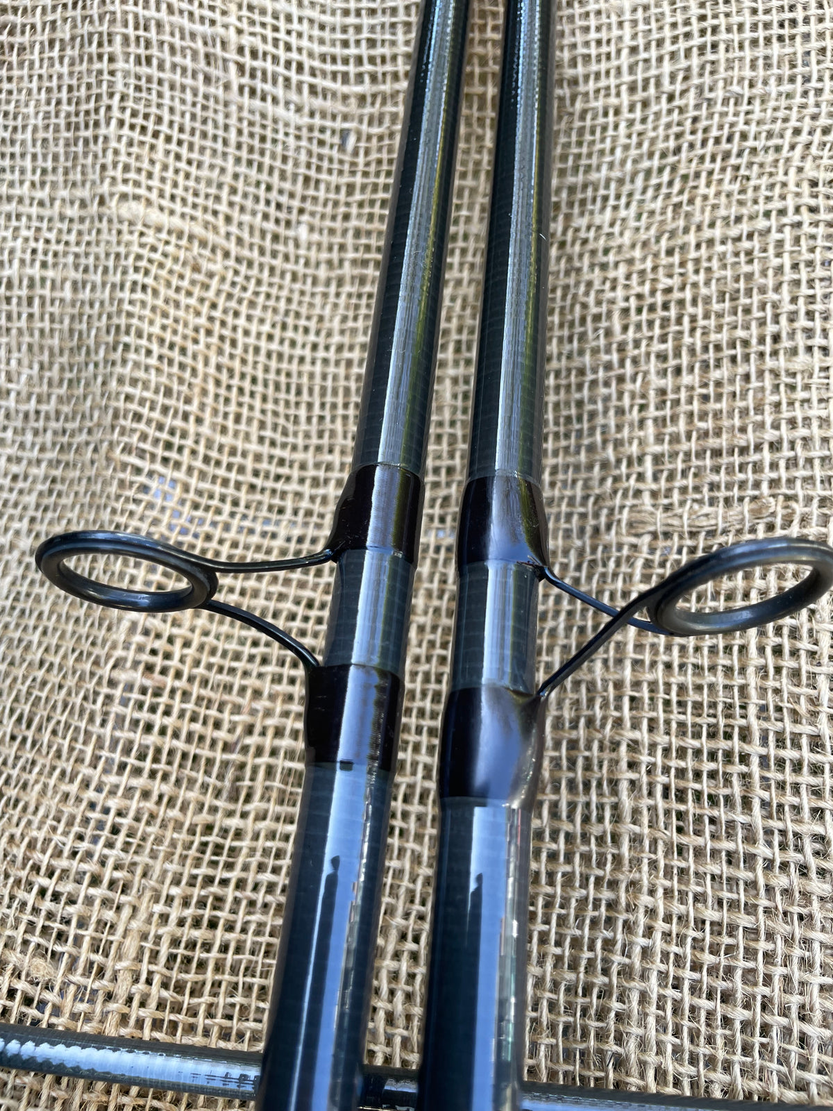 2 x Daiwa Pro Carp X Whisker Graphite Old School Carp Fishing Rods. 11’. 2.25lb T/C. 1990s.Original Bags Excellent.