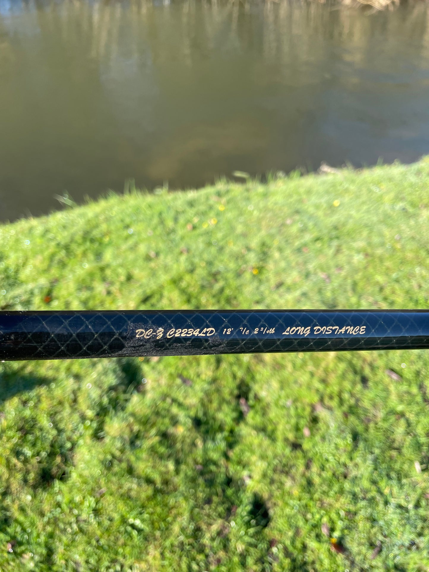 1 x Daiwa Dictator Z Amorphous Whisker Long Distance Old School Carp Fishing Rod 2.75lb T/C.