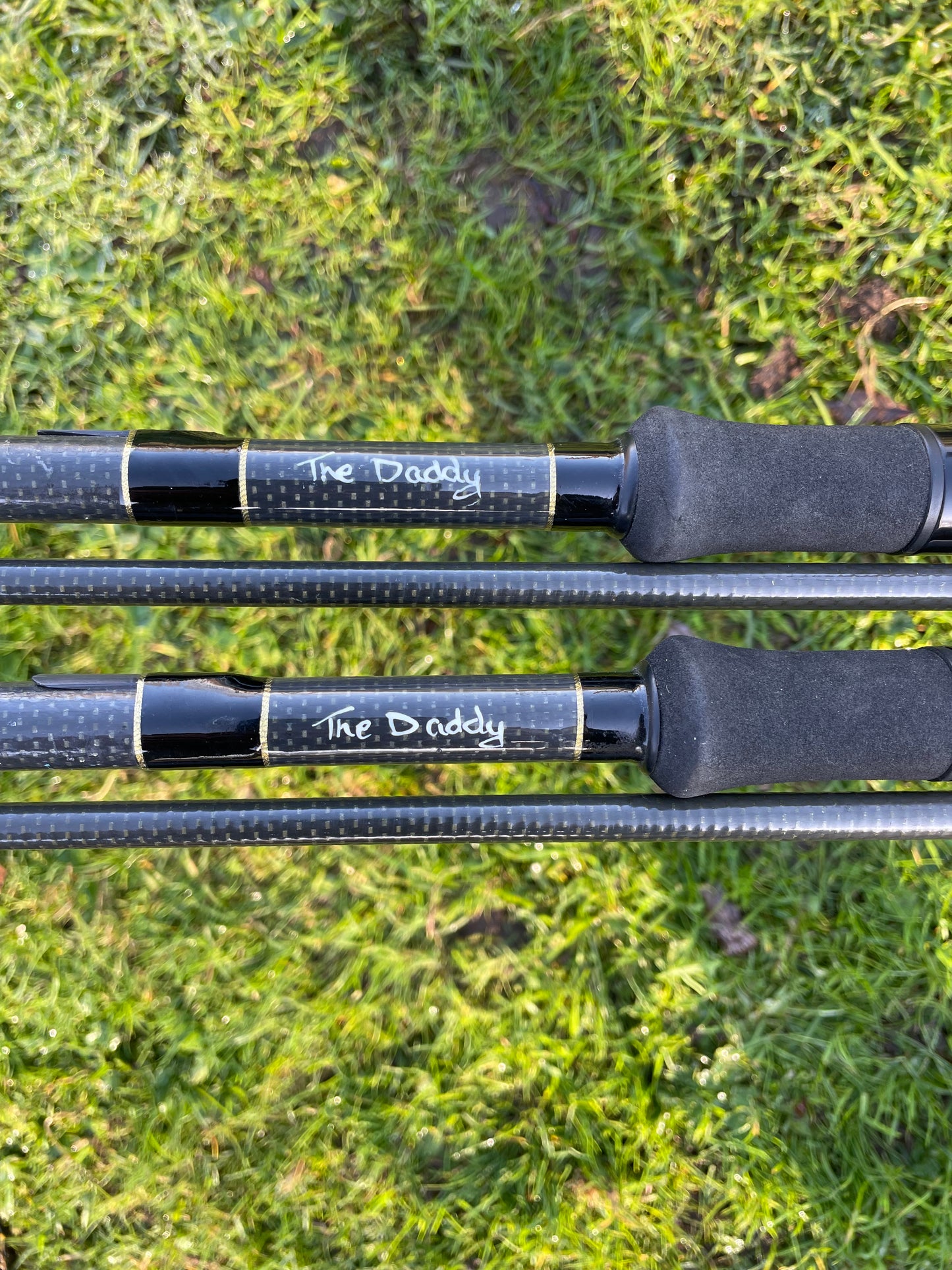 2 x Century Armalite ‘The Daddy’ Custom Built Carp Fishing Rods. 13’. 4.00lb T/C. Excellent.