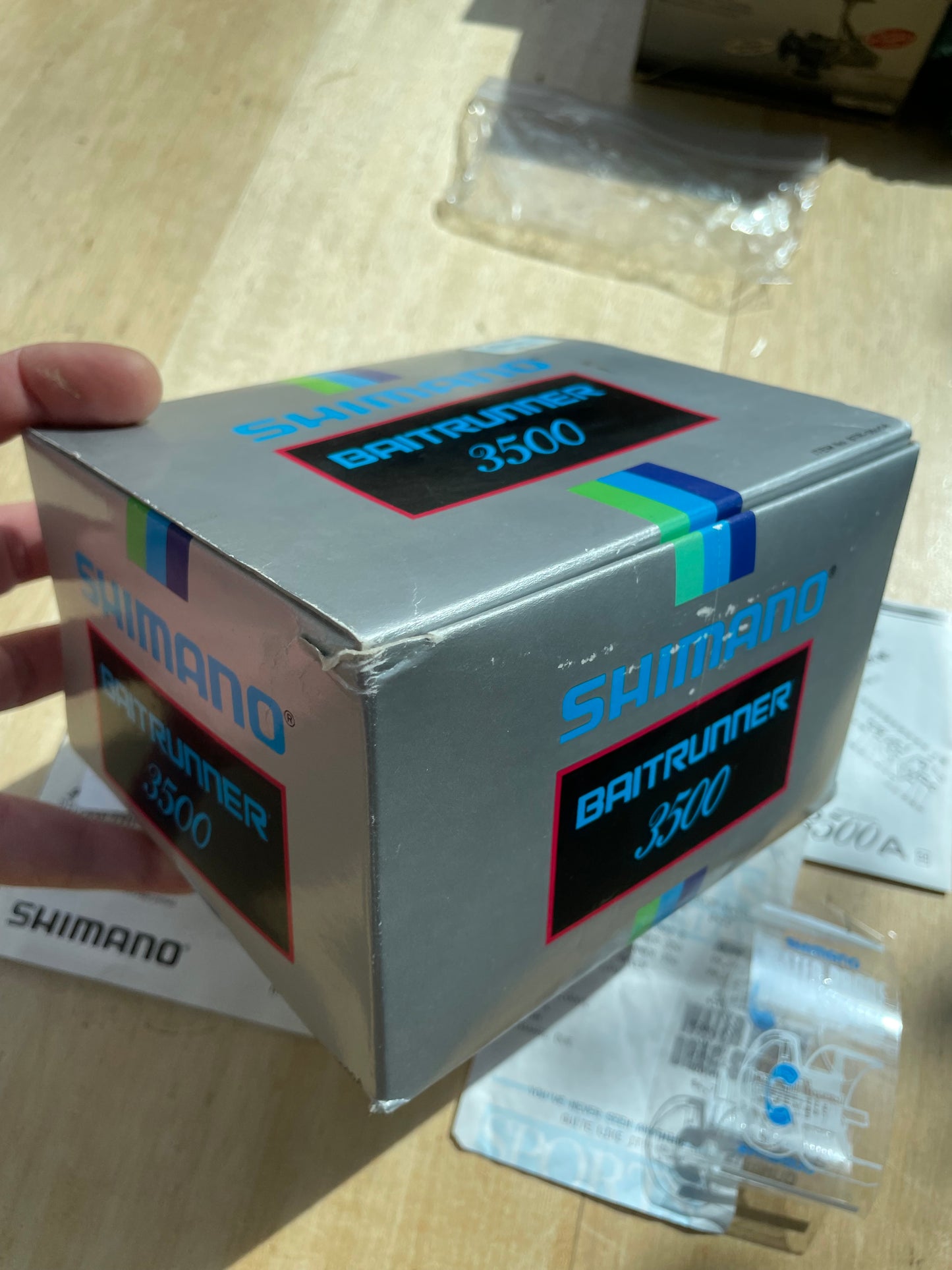 Shimano Baitrunner 3500 Classic Old School Carp Fishing Reel. Boxed. Complete.
