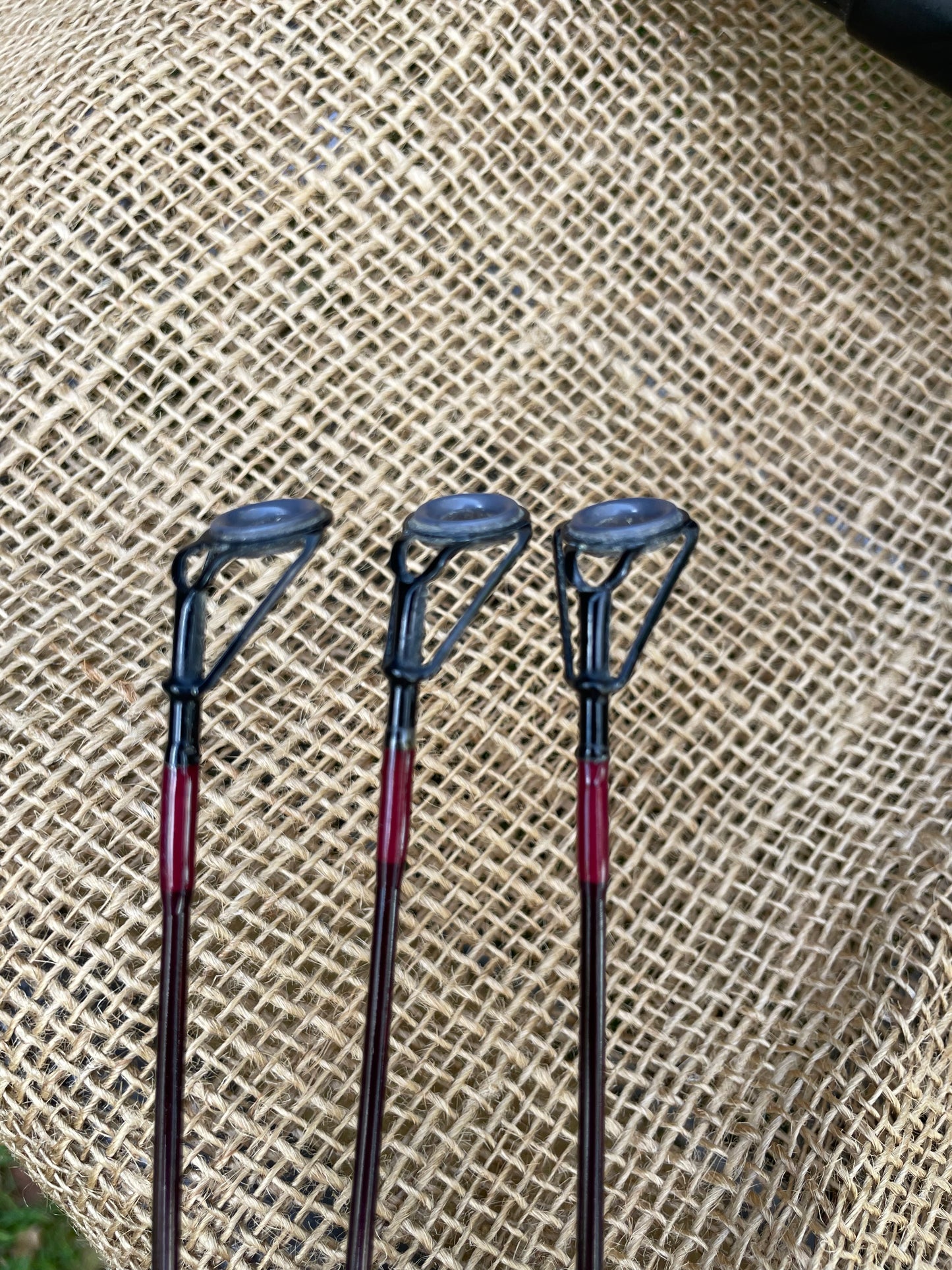 3 x Brentwood Angling Xtreme Custom Old School Carp Fishing Rods. 12’. 2.75lb T/C. 1990s.