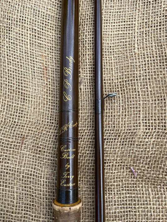 1 x Terry Eustace Custom Vintage Glass Long Tange Carp Fishing Rod. 1970-80s. 11’.