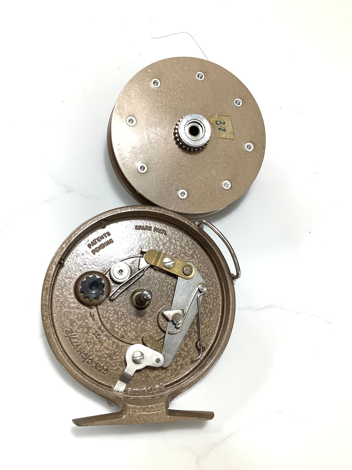 Vintage Grice And Young Avon Royal Supreme Centrepin Fishing Reel.