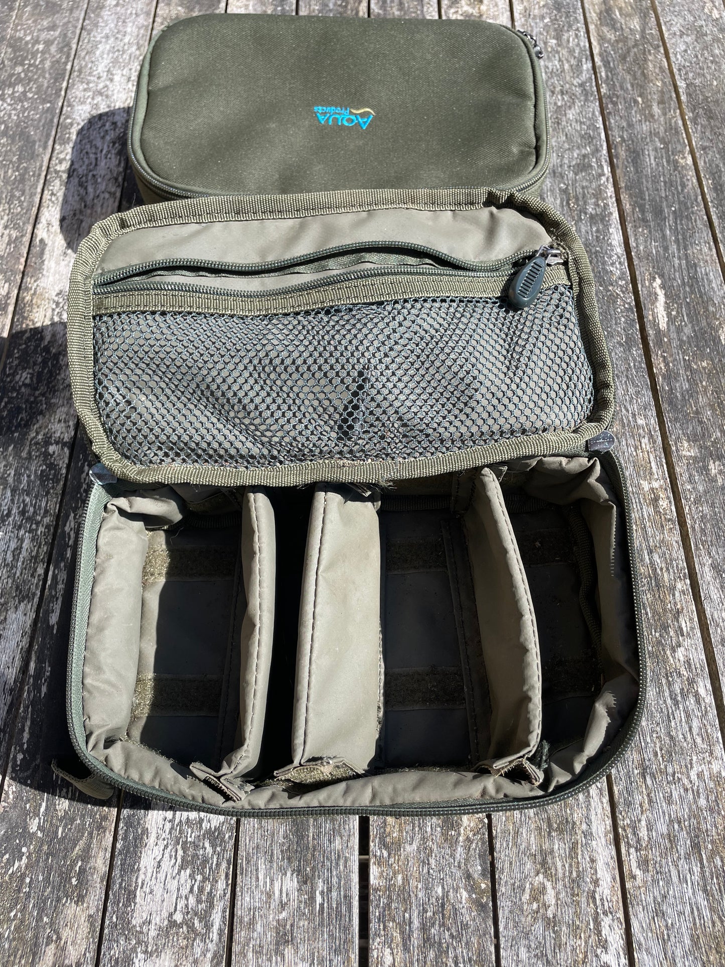 3 x Aqua Products Carp Fishing Cases. Endura & Union Jack.