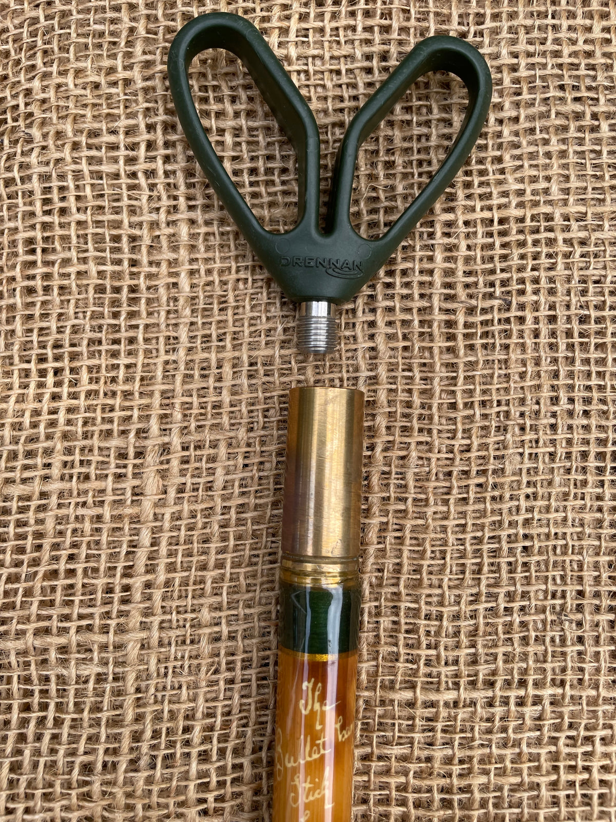 The Bullet Bank Stick By Jason White. Traditional Cane Built. Golden Scale Club Member.
