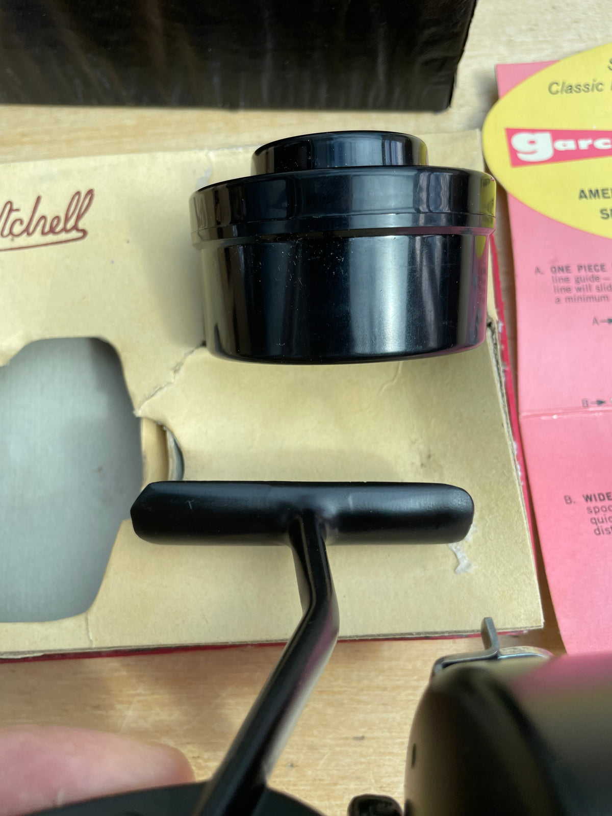 Vintage Mitchell 300 Carp Fishing Reel. Boxed. Near Mint.