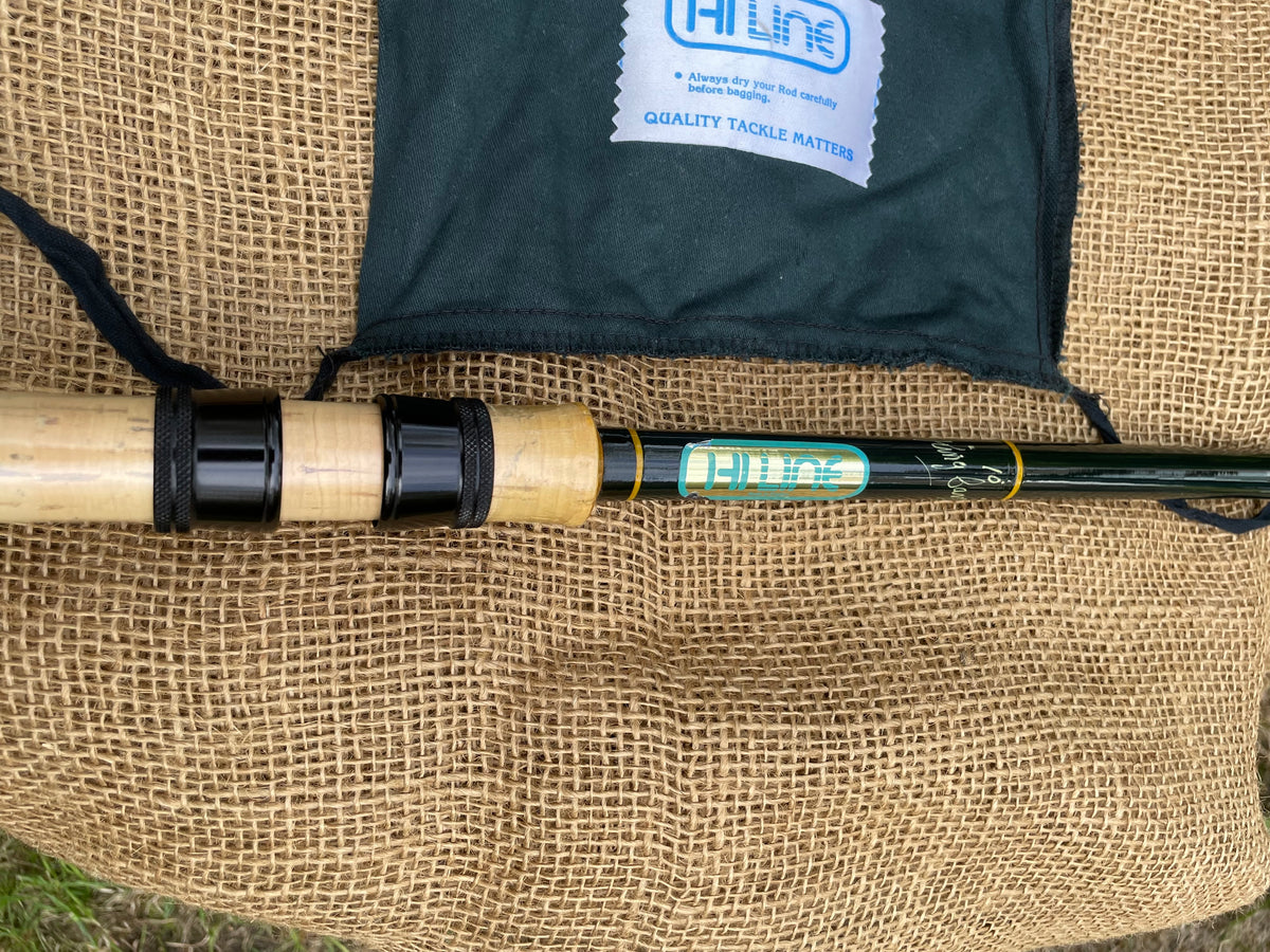 1 x Hi Line ‘King Carp’ Vintage Glass Carp Fishing Rod. 10’. Stunning. 1970s.