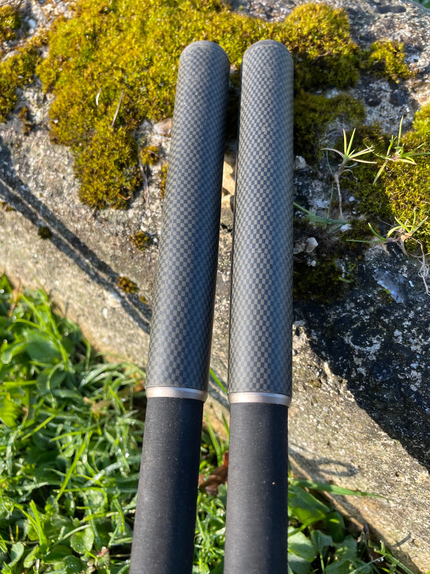 2 x Fox Warrior XT Carp Fishing Rods. 12’. 2.5lb T/C.