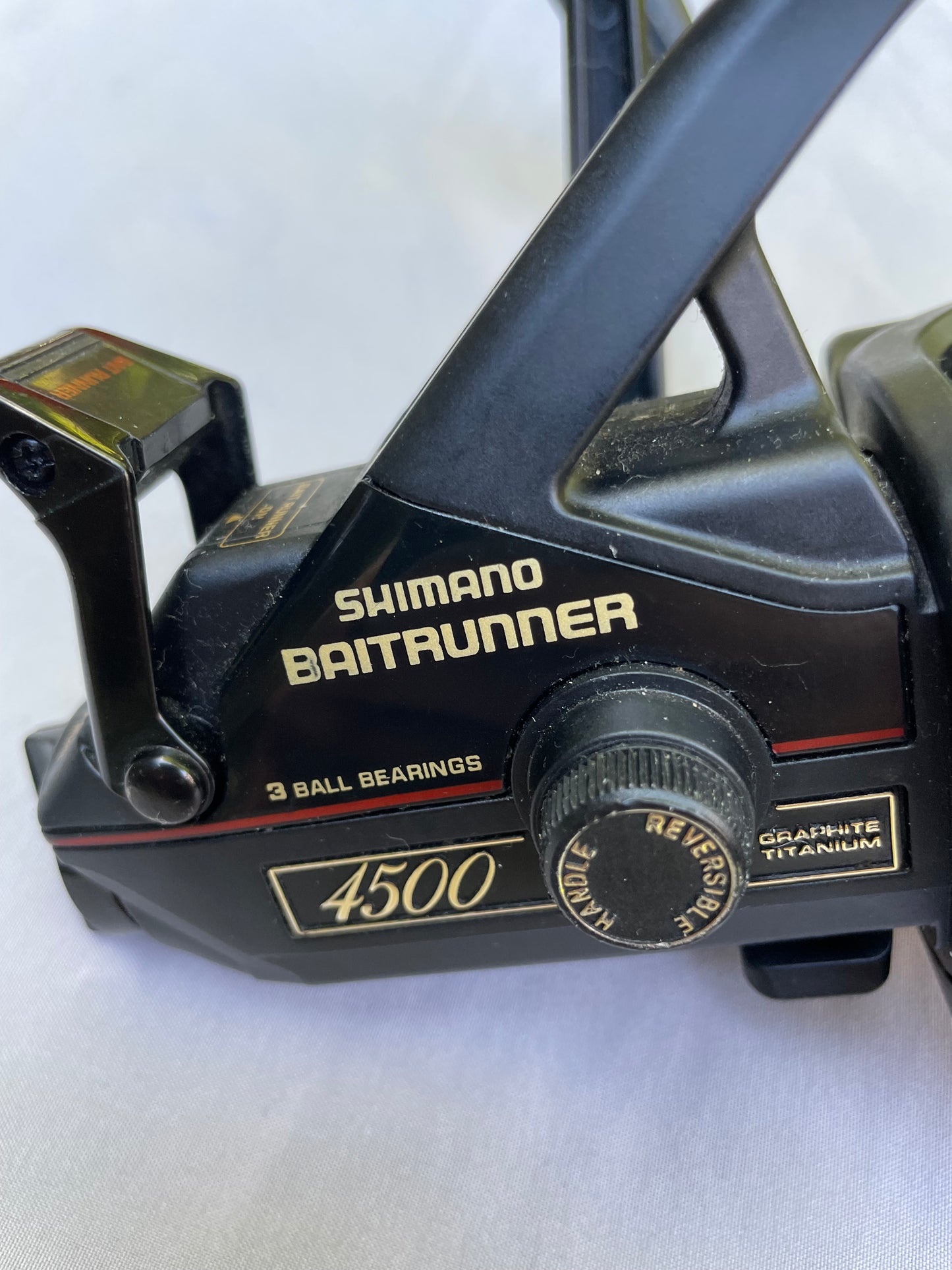 2 x Shimano 4500 Old School Baitrunner Carp Fishing Reels. Stunning Condition.