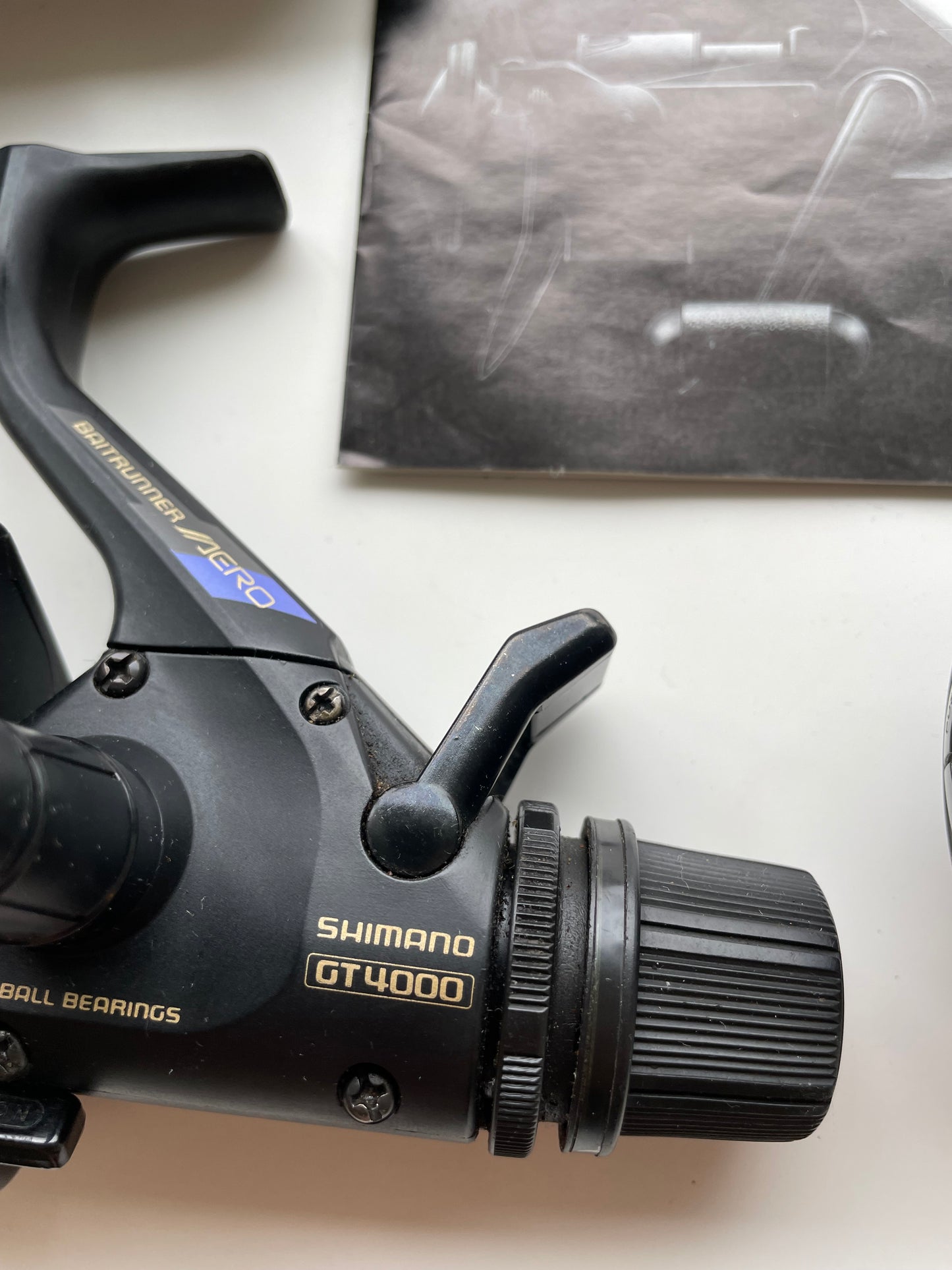 3 x Shimano Baitrunner Aero GT 4000 Old School Carp Fishing Reels. Original 1990s.