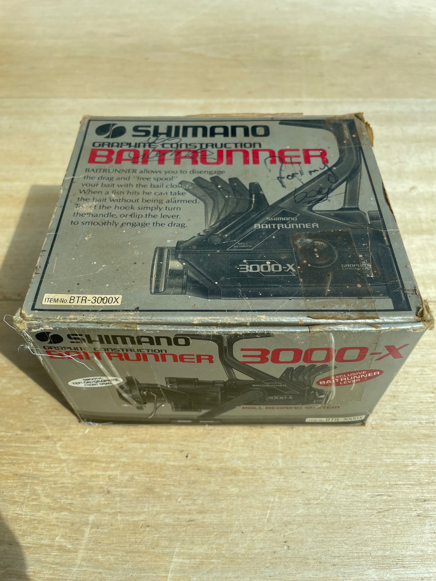 Shimano 3000X Baitrunner Old School Carp Fishing Reel. Boxed.