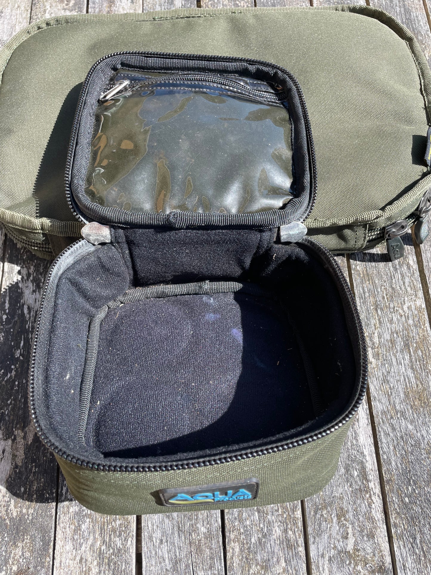 3 x Aqua Endura Carp Fishing Accessory Cases.