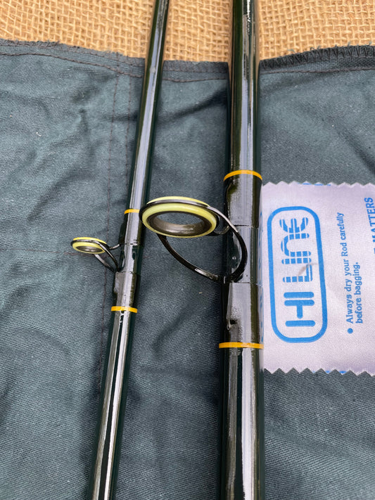 1 x Hi Line ‘King Carp’ Vintage Glass Carp Fishing Rod. 10’. Stunning. 1970s.